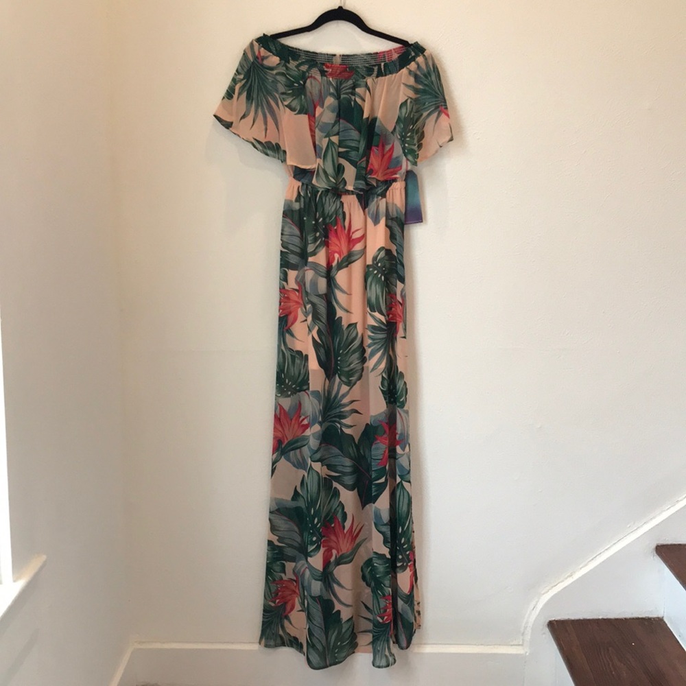 Show Me Your Mumu off the shoulder floral maxi